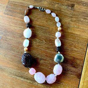 Silpada rose Quartz necklace